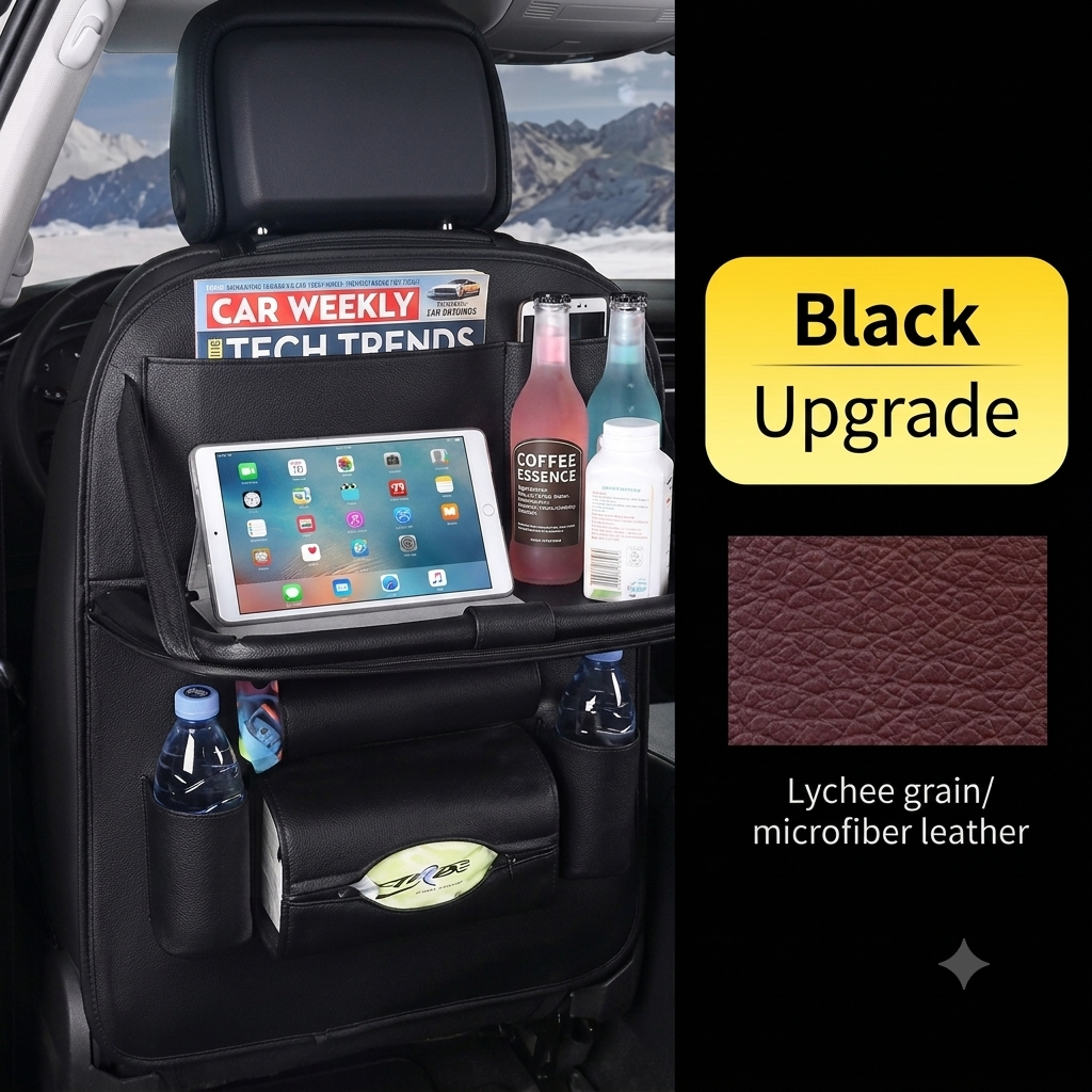 Car Seat Back Organizer Storage Bag