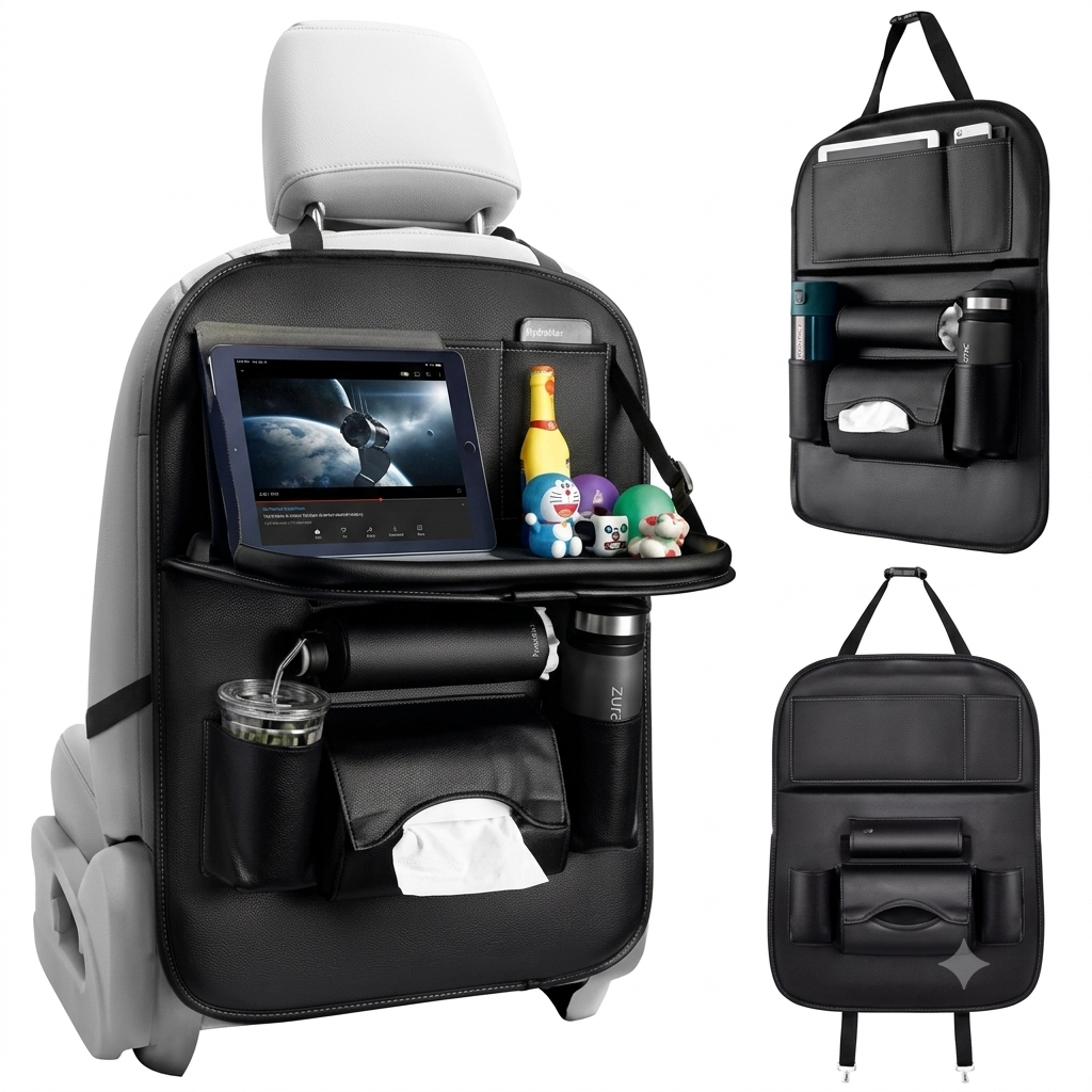 Car Seat Back Organizer Storage Bag