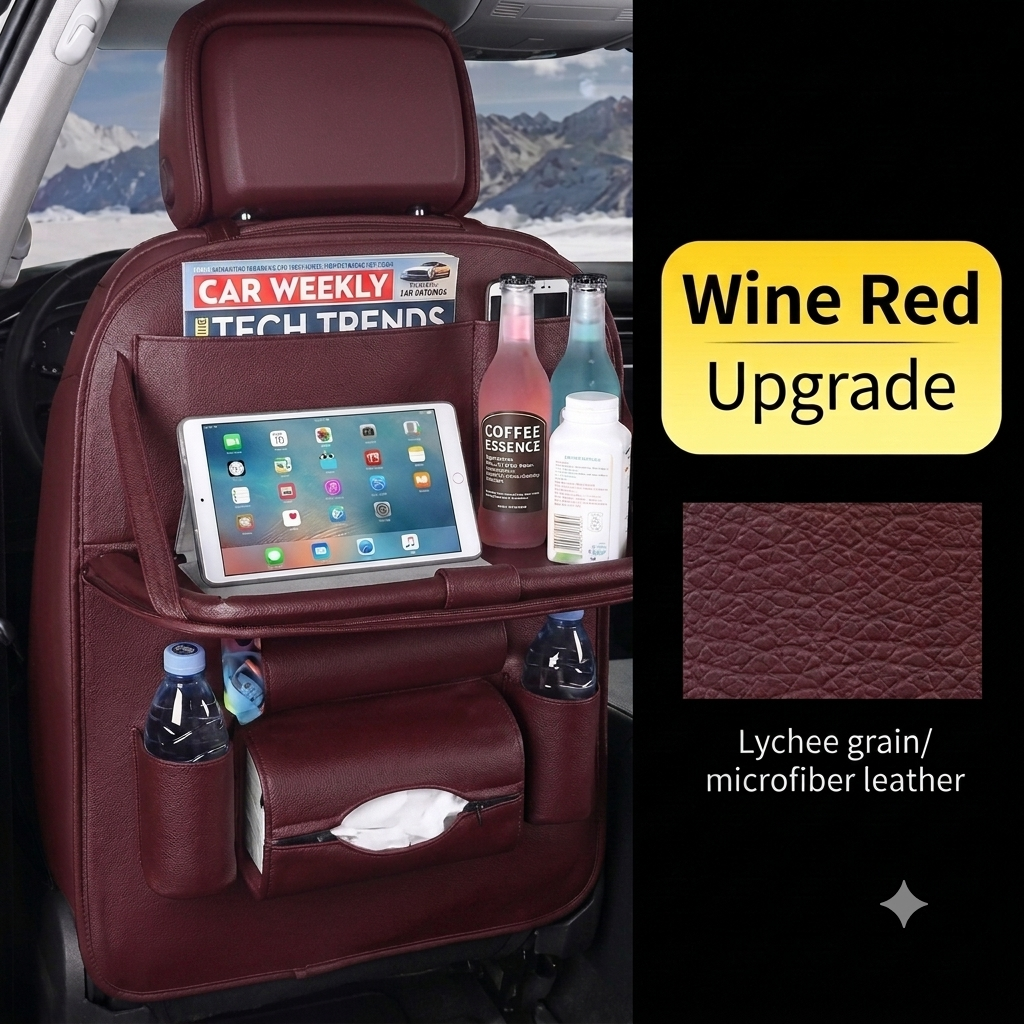 Car Seat Back Organizer Storage Bag