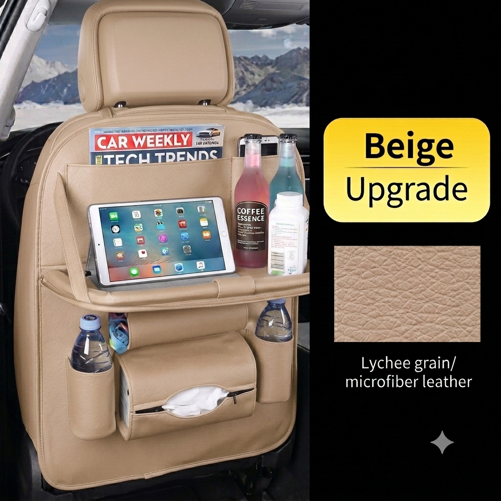 Car Seat Back Organizer Storage Bag