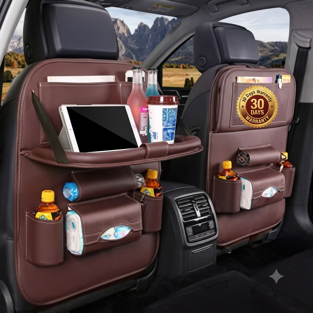 Car Seat Back Organizer Storage Bag